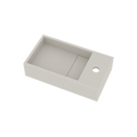 Fontein Ideavit Solidcube 40x22x10 cm Solid Surface Mat Wit Ideavit - thumbnail