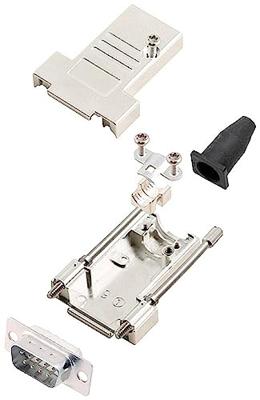 encitech DTSL09-LJSRG-T-DMP-W-K 6355-8040-21 D-sub male connectorset 180 ° Aantal polen: 9 Soldeerkelk 1 stuk(s)