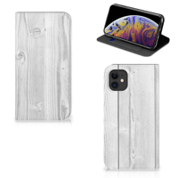 Apple iPhone 11 Book | Wallet Case | White Wood - thumbnail
