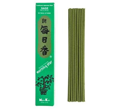 Japanse Wierookstokjes - Sage Wierook Morningstar - Set van 50 - thumbnail