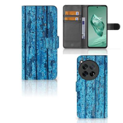 OnePlus 12 | Book Style Case | Wood Blue