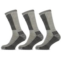 Basset Thermosokken Merinowol 3-pack Off White Black-35/38 - thumbnail