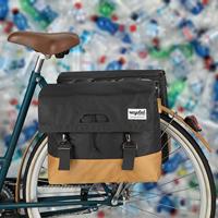 Urban Proof Recycled Fietstas Dubbel 40L - Geel - thumbnail