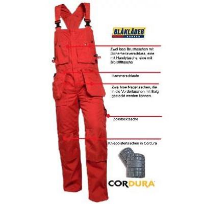 Blåkläder Bretelbroek 26001860 | Zwart | Maat 44 - 7330509058060