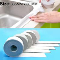 60mm PE keuken en badkamer waterdicht en schimmel bewijs tape Length:3.35m(White) - thumbnail