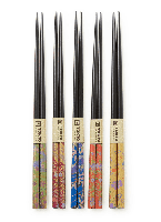 Chopsticks Set Tokyo Design Studio - Peony Bloem - 5 paar - thumbnail