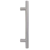 Hardbrass Voordeurgreep T-model rond handgreep 600x400x30mm - RVS - thumbnail