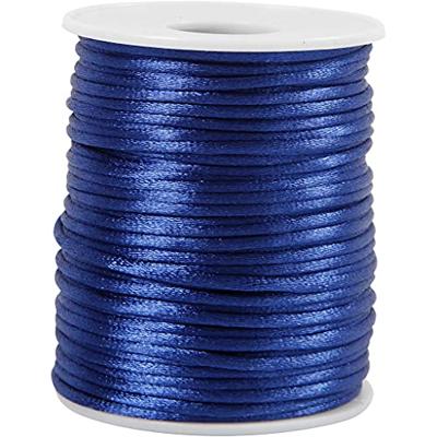 Creativ Company Satijnkoord donkerblauw, 50m