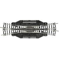 22246 N Fleischmann rails (zonder ballastbed) Engels wissel, Elektrisch 129.8 mm 15 ° 1 stuk(s) - thumbnail