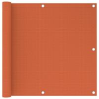 Balkonscherm 90x500 cm HDPE oranje - thumbnail