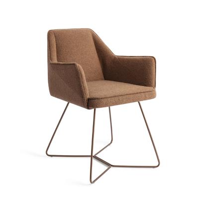 Jesper Home Eetkamerstoel 'Tome' Beehive Rose, kleur Cinnamon Bun