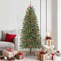 Kunstkerstboom met 300 LED met standaard Groen 180 cm PE en PVC - thumbnail
