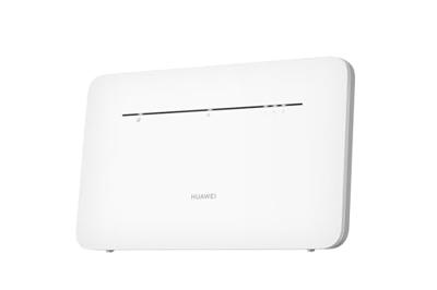 Huawei 4G+ 4G Wi-Fi Lte Cat. 7 Hotspot mobiele router, downloadsnelheid tot 300 Mbps, AC1300 dual-band wifi, 4 gigabit Ethernet-poorten, wit, automatische selectie en beamforming