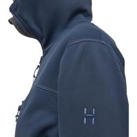 Haglofs Rosson Mid Hood Fleece Dames Tarn Blue XL - thumbnail