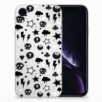 Silicone Back Case Apple iPhone Xr Silver Punk - thumbnail