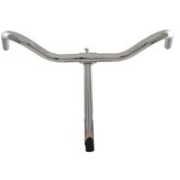 Ergotec stuur Holland 22.2 540mm 30cm pen chroom - thumbnail