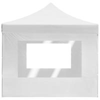Partytent inklapbaar met wanden 4,5x3 m aluminium wit - thumbnail