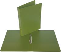 Bronyl Nature ringmap, voor ft A4, uit PP, 2 ringen van 25 mm, kaki groen - thumbnail