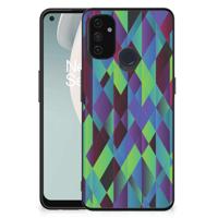 OnePlus Nord N100 Backcover Abstract Green Blue - thumbnail