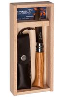 Opinel N°08 Olive Luxury Giftbox Zakmes Olive - thumbnail