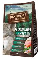 Natural Woodland 4 Tastes Diet | Super Premium Kwaliteit | Hondenvoer 2 kg - thumbnail