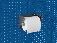 Bott Papierrolhouder | B315xD185xH180mm | rolbreedte max. 260 mm | wiel-d. max. 280 mm | 1 stuk - 63003058.19V 63003058.19V - thumbnail