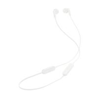 JBL Tune 235BT Bluetooth Wireless in-ear hoofdtelefoon met 3 knoppen microfoon/afstandsbediening en platte kabel - wit - thumbnail