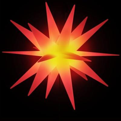 VidaXL Kerstlamp met grondpin en led inklapbaar 57 cm rood - thumbnail