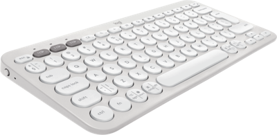Logitech K380s Pebble Keys 2 toetsenbord Draadloos Wit Logitech K380s Pebble Keys 2 toetsenbord Draadloos Wit