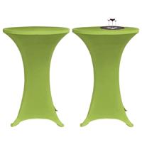 Tafelhoes stretch 2 stuks 60 cm groen - thumbnail