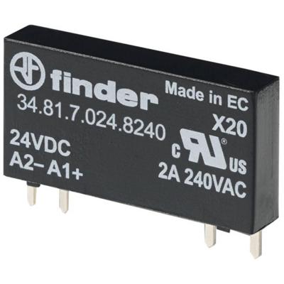 Finder Halfgeleiderrelais 34.81.7.005.9024 Schakelspanning (max.): 33 V/DC Direct schakelend 1 stuk(s) Finder Halfgeleiderrelais 34.81.7.005.9024 Schakelspanning (max.): 33 V/DC Direct schakelend 1 stuk(s)