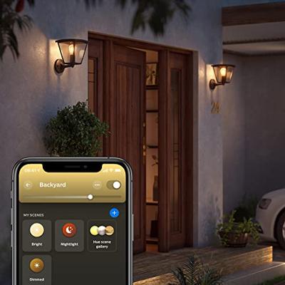 Hue Inara muurlamp warmwit licht zwart verlichting Philips - Philips