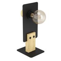 Eglo Moderne tafellampBramerton zwart met hout - 43754 - thumbnail