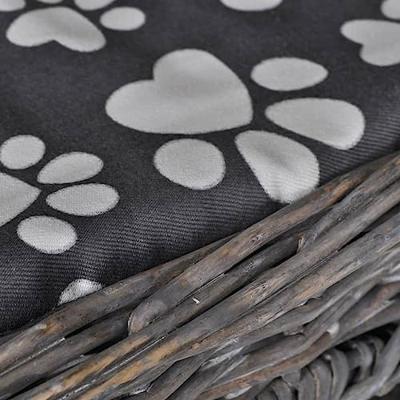 VidaXL Kattenbed/huis/kasteel met kussen wilgen