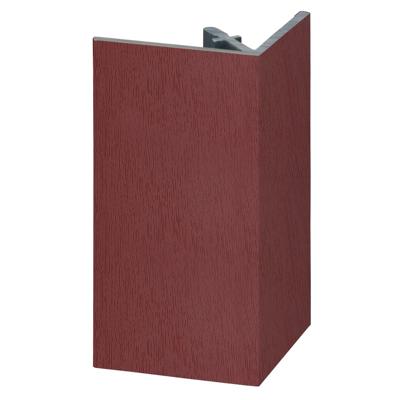 Keralit uitwendig rechthoekprofiel Wijnrood (2812)