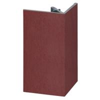 Keralit uitwendig rechthoekprofiel Wijnrood (2812) - thumbnail