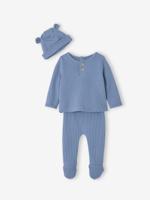 3-delige geboorteset, personaliseerbaar blauw - thumbnail