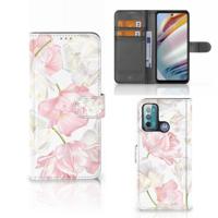 Motorola Moto G60 Hoesje Lovely Flowers - thumbnail