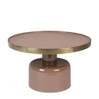 Zuiver Ronde Salontafel 'Glam' 60cm, kleur Roze - thumbnail