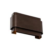 QAZQA Industriële wandlamp donkerbrons 2-lichts - Coen - thumbnail