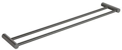 Handdoekhouder Wiesbaden Ida Gunmetal 60cm Dubbel