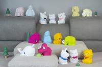 Oplaadbaar nachtlampje Maya de olifant - DHINK KONTIKI rozen - thumbnail