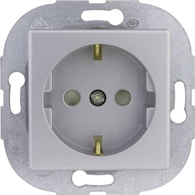 REV 0236020700 Wandcontactdoos Zilver 1 stuk(s)