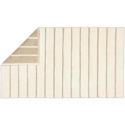 Cawö CAWÖ Home Keerbare Badmat Balance Gestreept 1008 33 natur 70x120