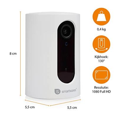 Smartwares CIP-37350 IP Bewakingscamera WiFi 1920 x 1080 Pixel Smartwares CIP-37350 IP Bewakingscamera WiFi 1920 x 1080 Pixel