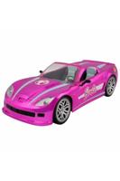 Mattel Barbie mondo motors rc bestuurbare auto - verchroomd roze - thumbnail