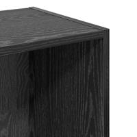 Boekenkast Zwart eiken 40 x 30 x 152 cm Bewerkt hout - thumbnail