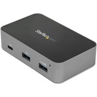 StarTech.com 3-poorts USB-C hub USB 3.1 Gen2 (10 Gbps) naar 2x USB-A & 1x USB-C - zelfgevoed incl universele voedingsadapter (HB31C2A1CGS) - thumbnail