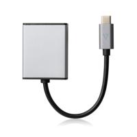 V7 V7UCHDMI-ALUGR-1EC USB-C mannelijke naar HDMI vrouwelijke adapter Grijs Aluminium - thumbnail