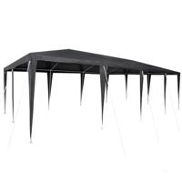 Partytent Antraciet en Wit 800 x 400 x 266 cm - thumbnail